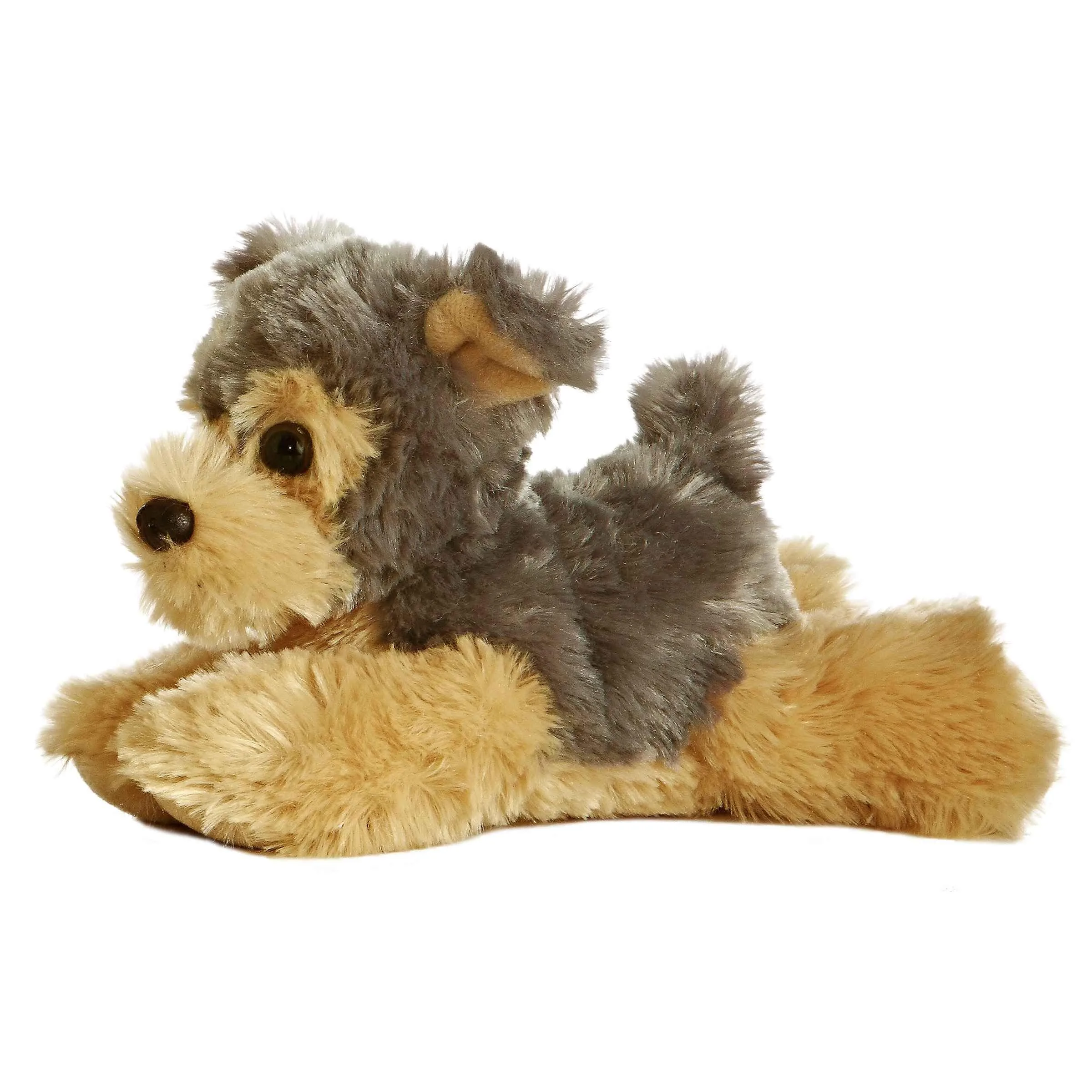 Aurora Adorable Mini Flopsie Cutie Yorkshire Terrier Stuffed Animal, 8 Inches | Soft, Cuddly Gray Dog Plush Toy for All Ages - main product image