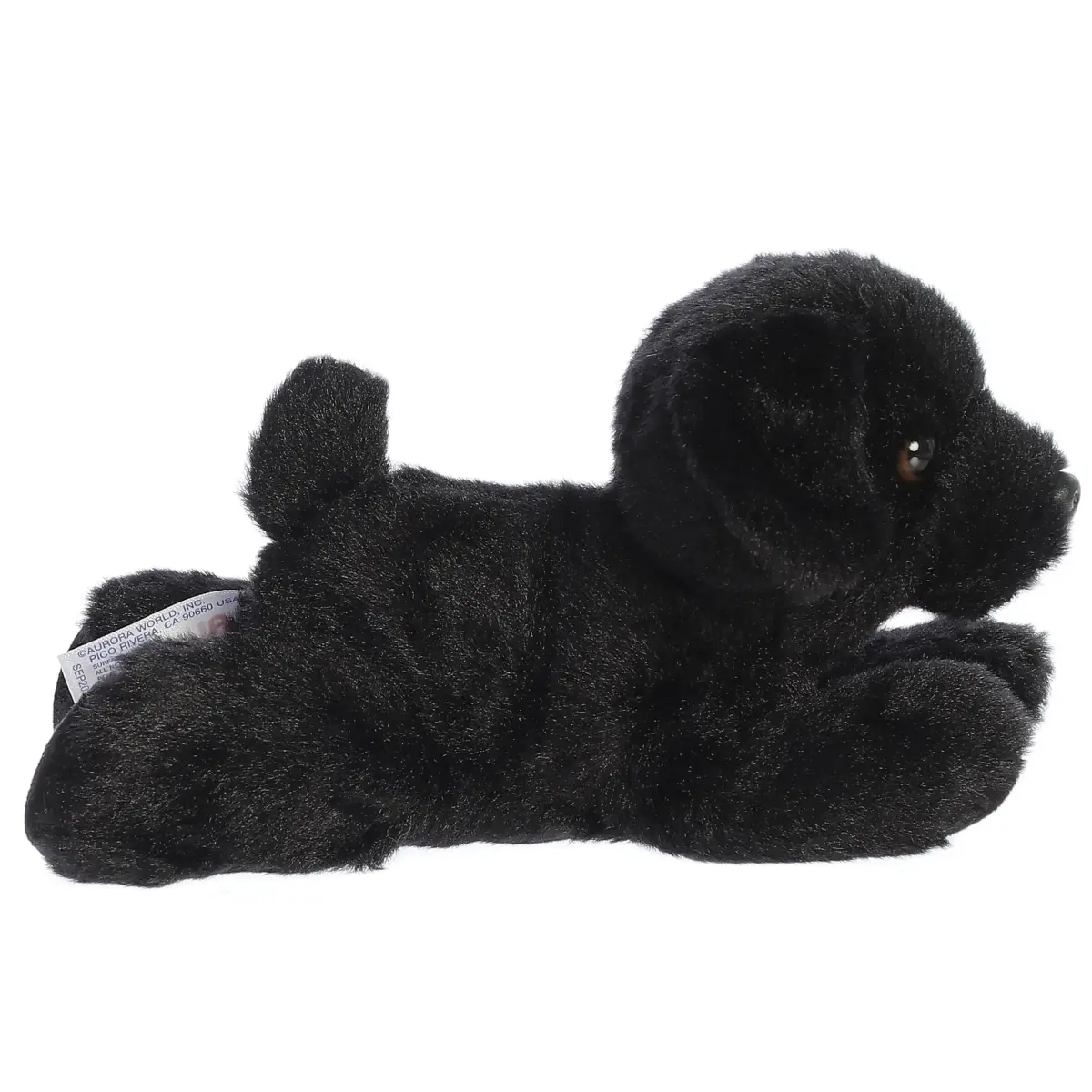 Aurora Mini Flopsie Blackie Labrador Plush Toy 20 cm (8 inches) | Soft, Cuddly, and Safe for All Ages - view 4