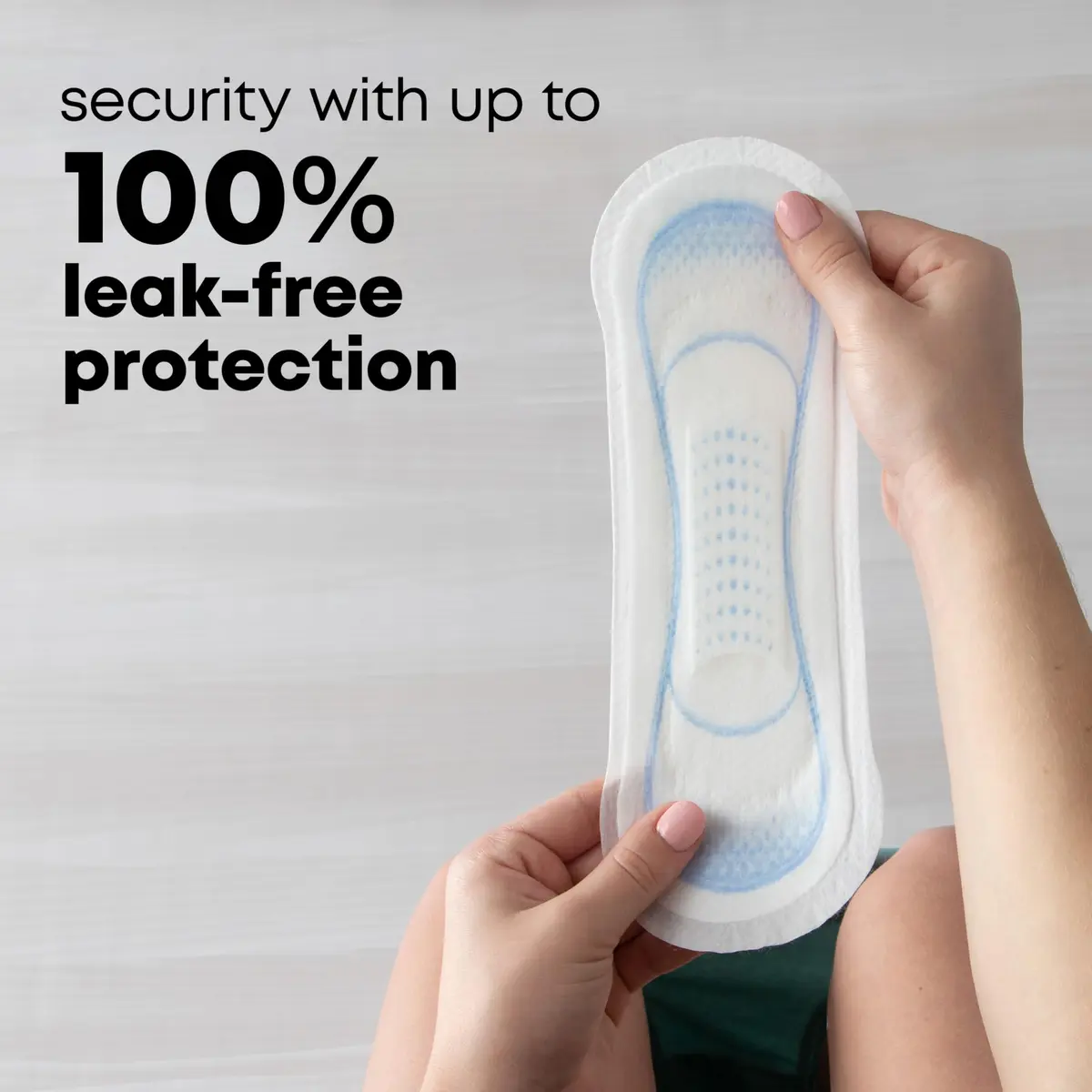 U by Kotex Clean & Secure Ultra Thin Pads Heavy Absorbency 56 Count | Dermatologist Tested & Hypoallergenic - view 4
