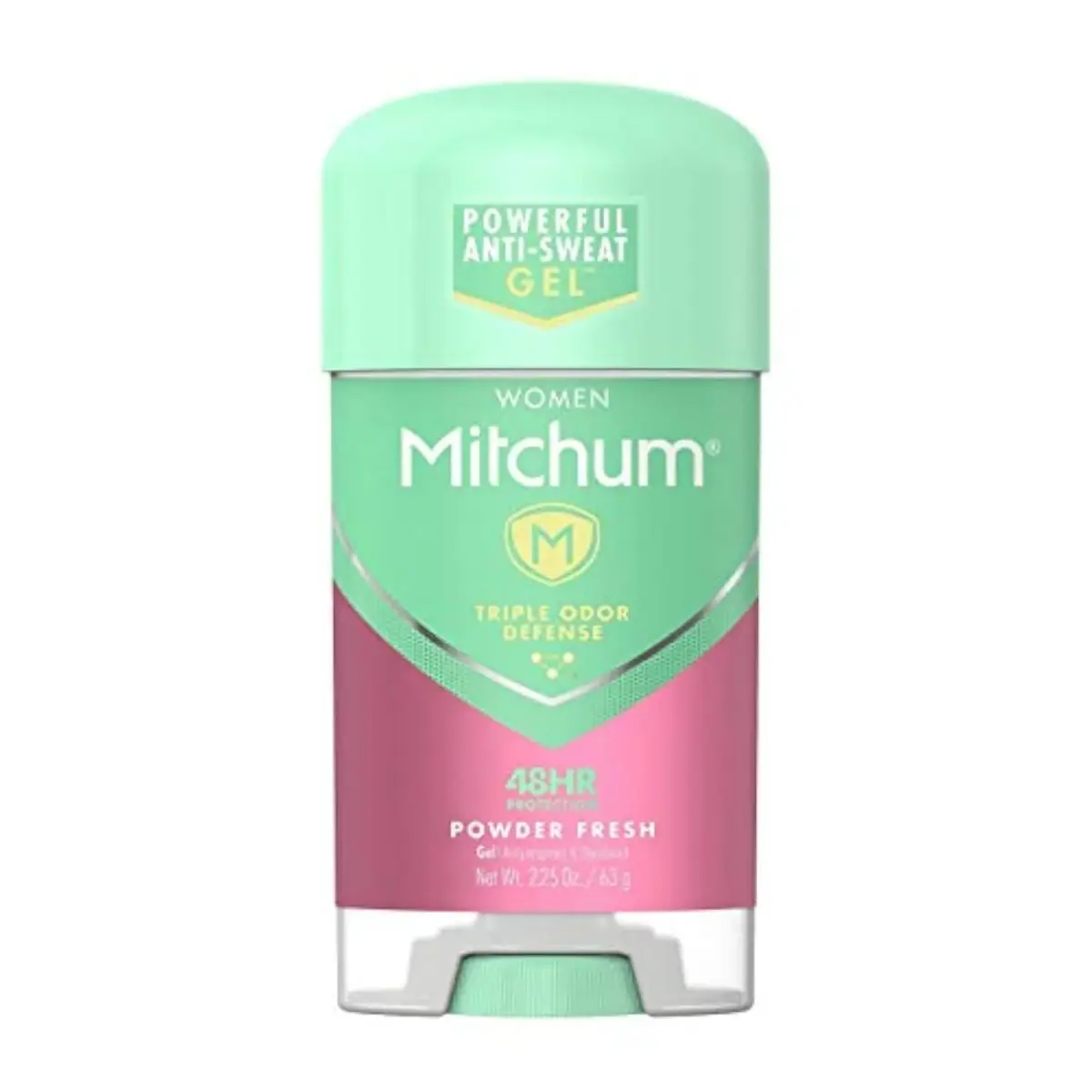 Mitchum Advanced Control Gel Antiperspirant & Deodorant for Women, Powder Fresh, 63.79 g (2.25 oz) | Controls Sweat & Odor for 24 Hours - main product image