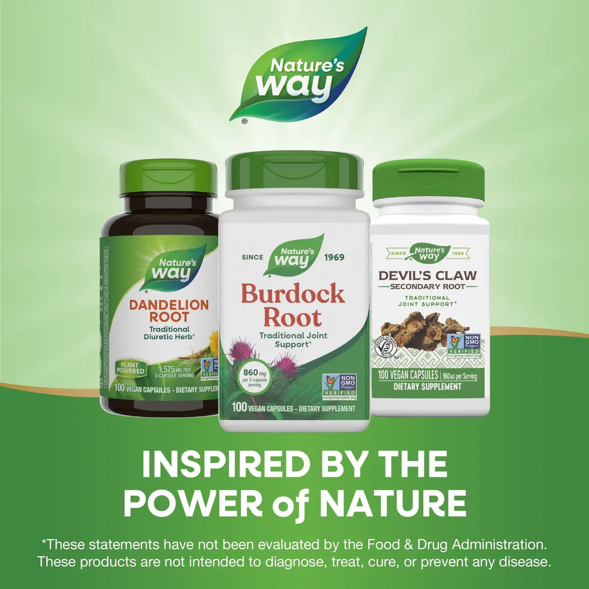 Nature's Way Burdock Root Capsules for Traditional Joint Support*, 100 ct | Vegan & Gluten-Free - view 7