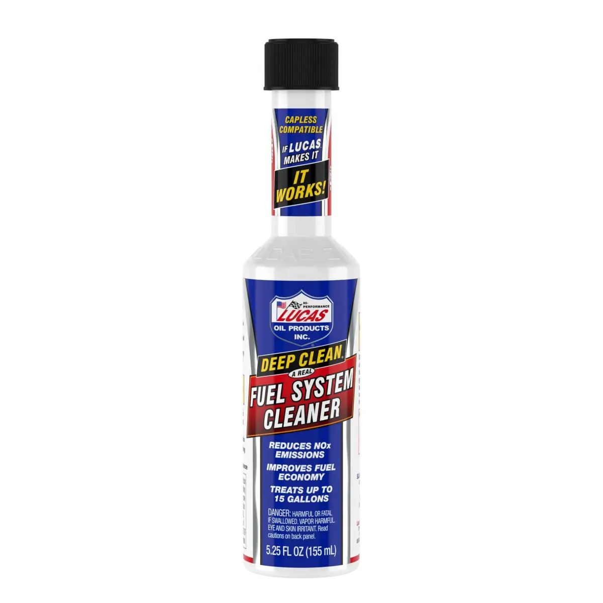 Lucas Oil Deep Clean Fuel System Cleaner 155ml (5.25 fl oz) | For Petrol & Diesel Engines - main product image