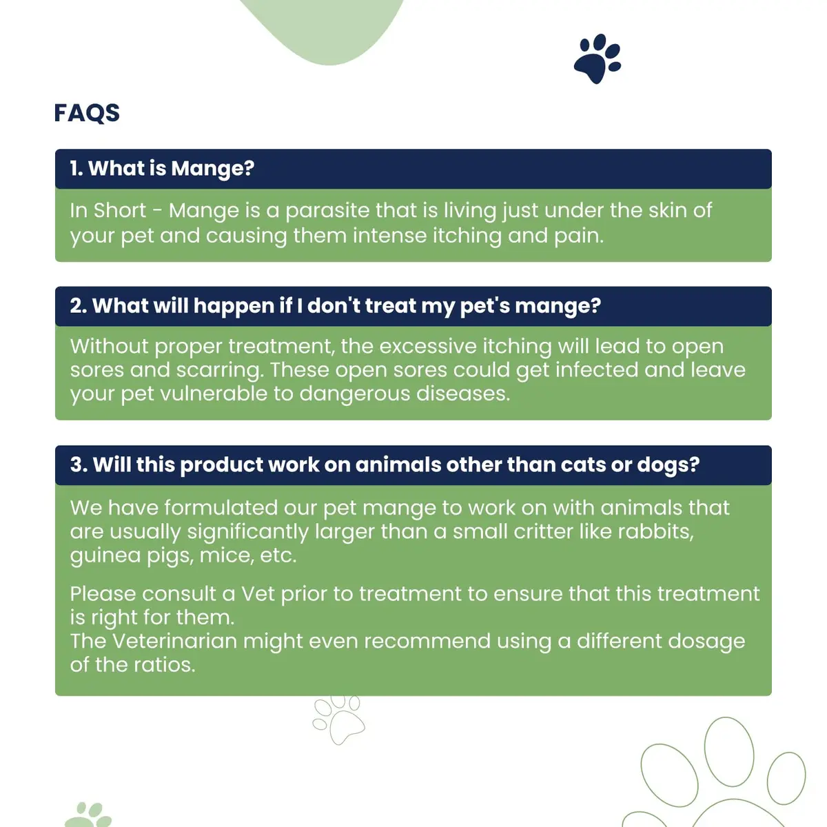 Naturasil Mange Treatment Dogs & Cats | Natural Lime Sulfur Dip 50 mL for Animal Mange - view 8