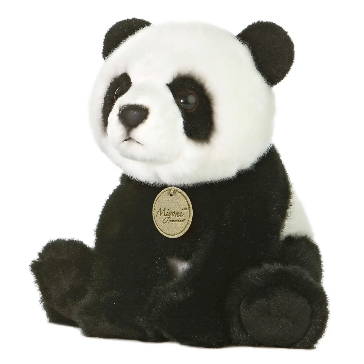 Aurora Miyoni 7.5" Panda Realistic Stuffed Animal | Hand-stitched plush toy for kids & collectors - main product image