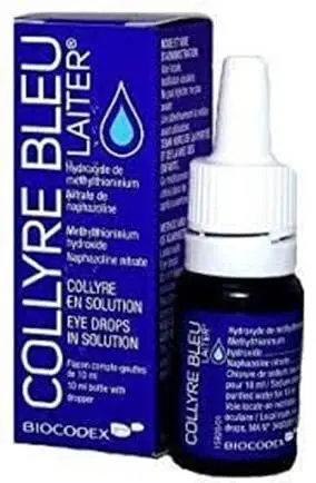 Laiter Original Collyre Bleu Eye Drops 10ml (0.34 Fl Oz) | Refreshing Ocular Lubricant - view 4