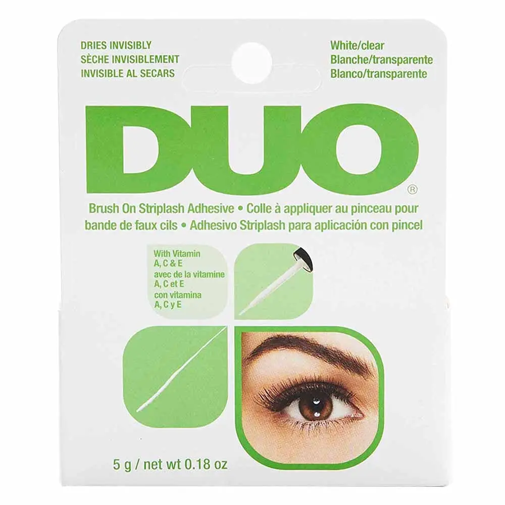 DUO Clear Lash Glue Waterproof 0.18 oz | Long Lasting, Hypoallergenic, Vitamin Enriched - main product image