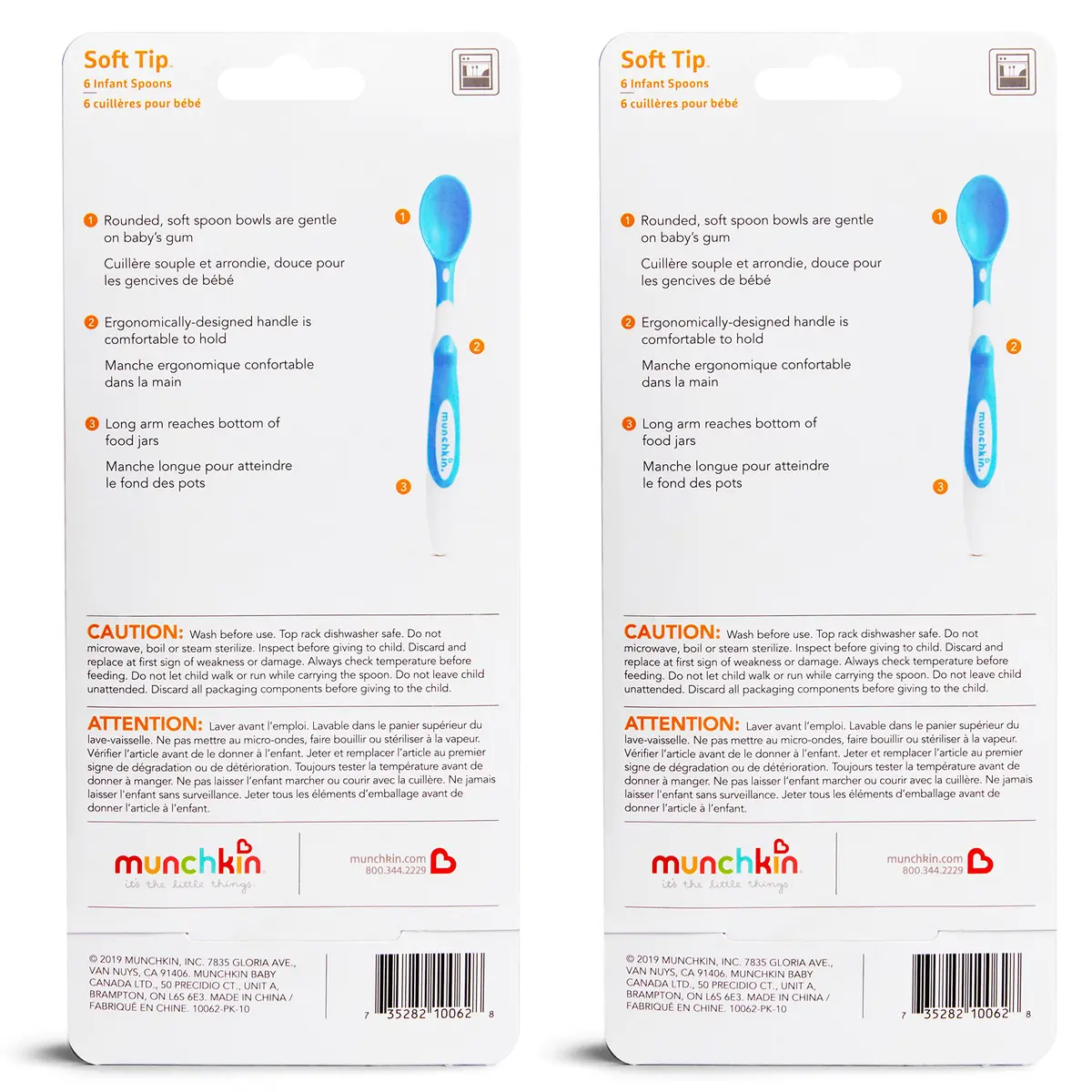 Munchkin Soft Tip Baby Spoons, BPA Free, 12 Count | Gentle Feeding for Infants - view 6