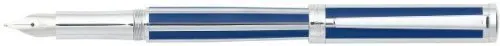 Sheaffer Intensity Ultramarine Striped Fountain Pen Medium Nib 0.5mm | Smooth Ink Flow - main product image