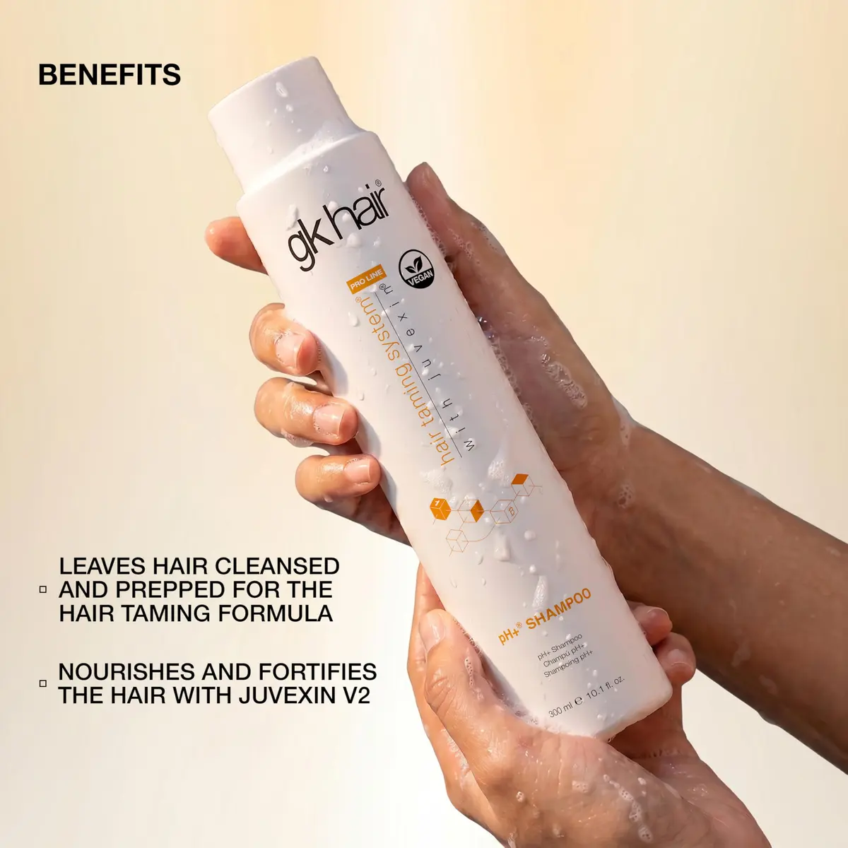 GK HAIR pH+ Clarifying Shampoo 10.1 Oz | Deep Cleansing for Build Up & Keratin Prep - view 9