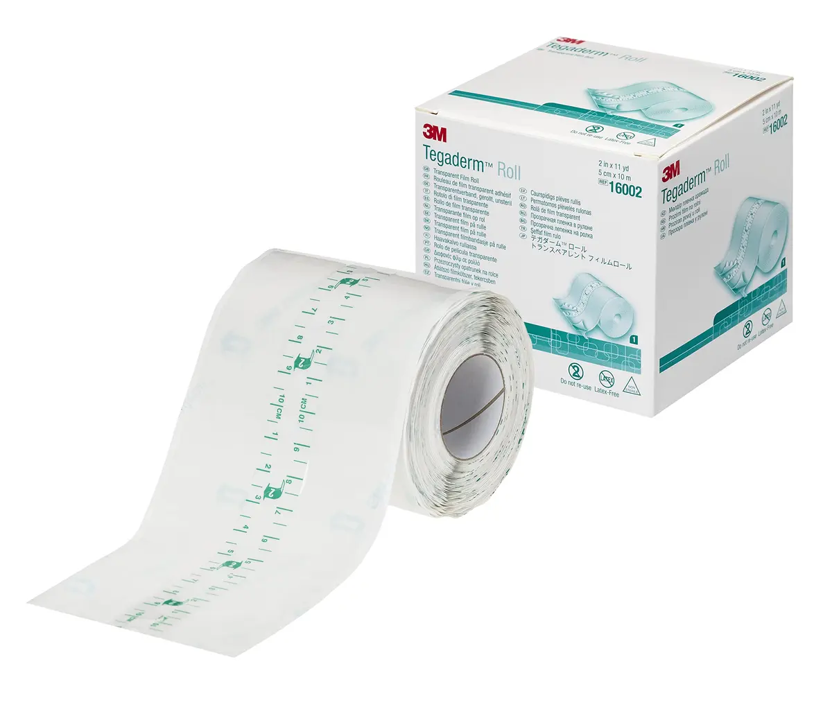 Tegaderm Transparent Film Roll 5CM x 10M Waterproof Bacterial Barrier for Medical Fixation - main product image