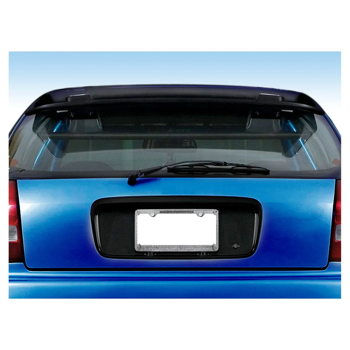 Pilot Automotive WL125-C Auto Ice License Frame with Diamonds | Heavy Duty Zinc Construction - view 2