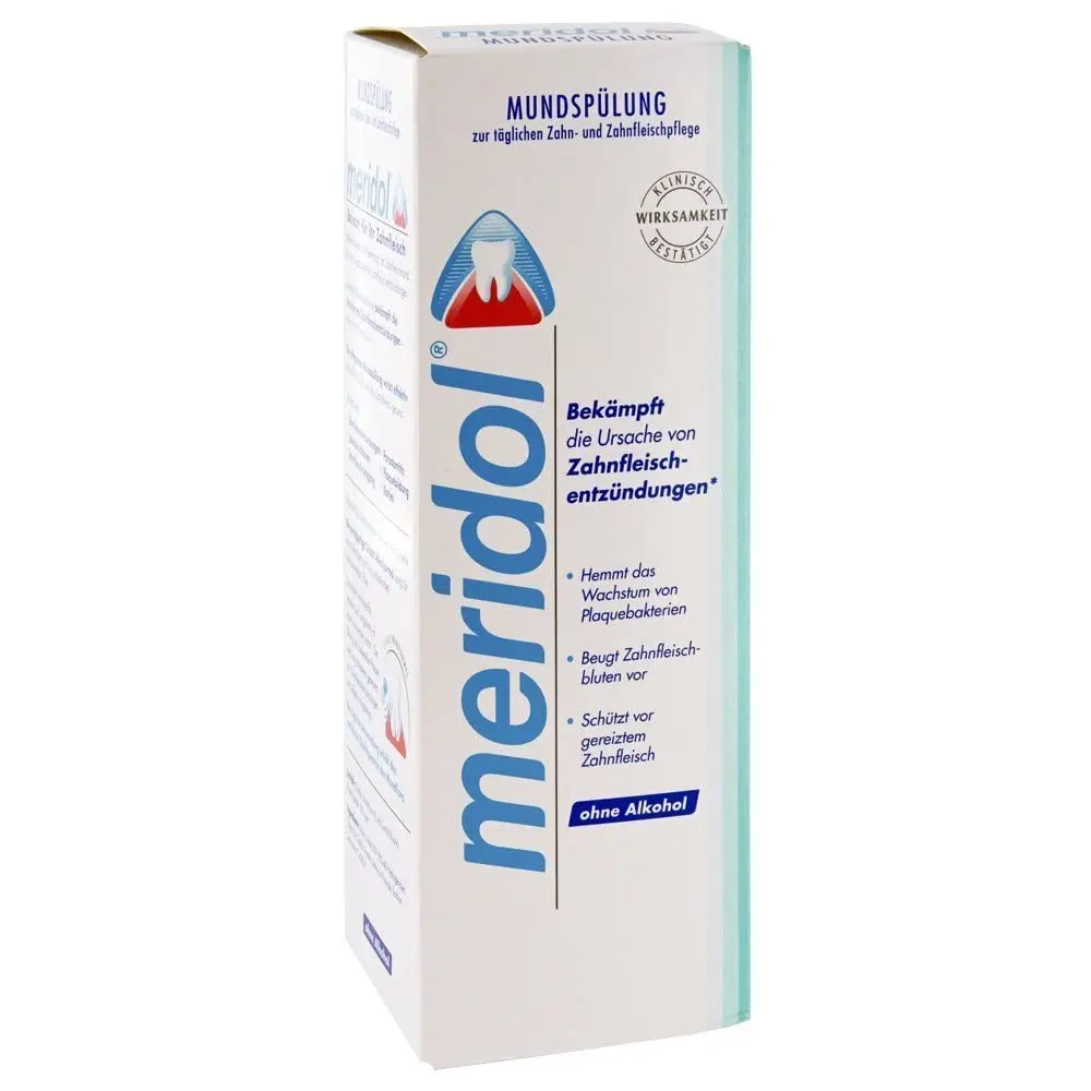 Meridol Gum Protection Mouthwash - Without Alcohol | Promotes Gum Regeneration & Cavity Protection - main product image