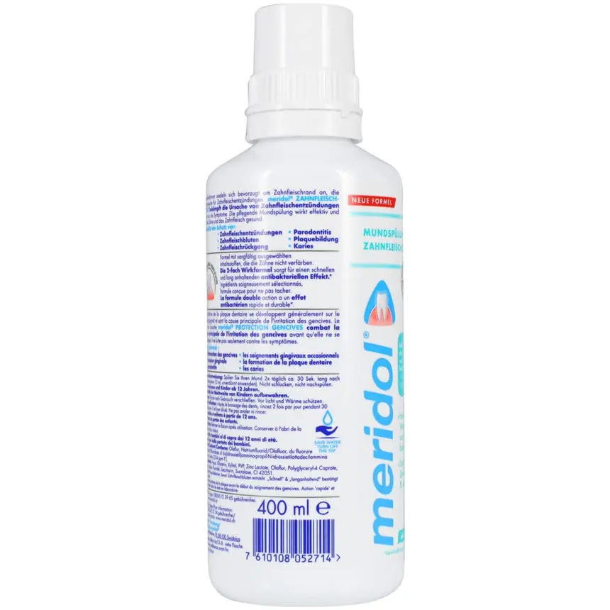 Meridol Gum Protection Mouthwash - Without Alcohol | Promotes Gum Regeneration & Cavity Protection - view 7