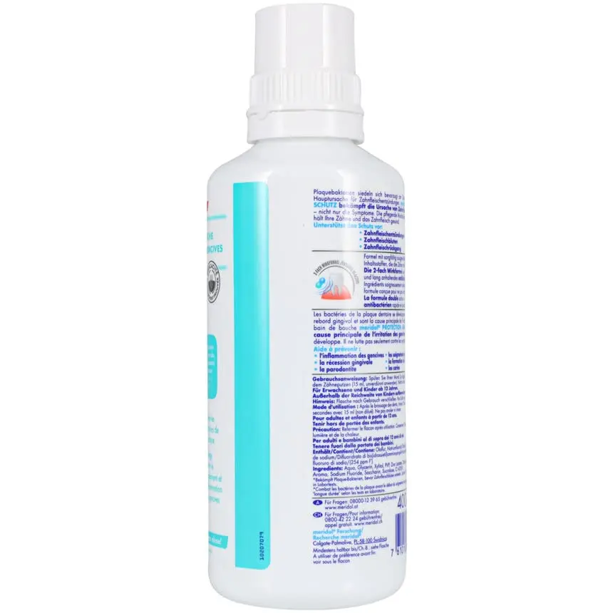 Meridol Gum Protection Mouthwash - Without Alcohol | Promotes Gum Regeneration & Cavity Protection - view 8