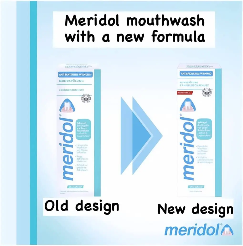 Meridol Gum Protection Mouthwash - Without Alcohol | Promotes Gum Regeneration & Cavity Protection - view 3