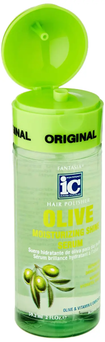 Fantasia Hair Polisher Olive Serum 59ml (2 Fl Oz) | Repairs Dry, Damaged Hair - view 2