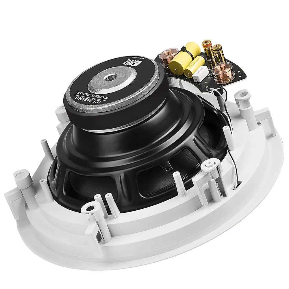 OSD Audio 10” in-Ceiling Speaker – 150W Stereo System, Pivoting Tweeter, ICE1080HD | High Power Home Theater Speaker - view 7