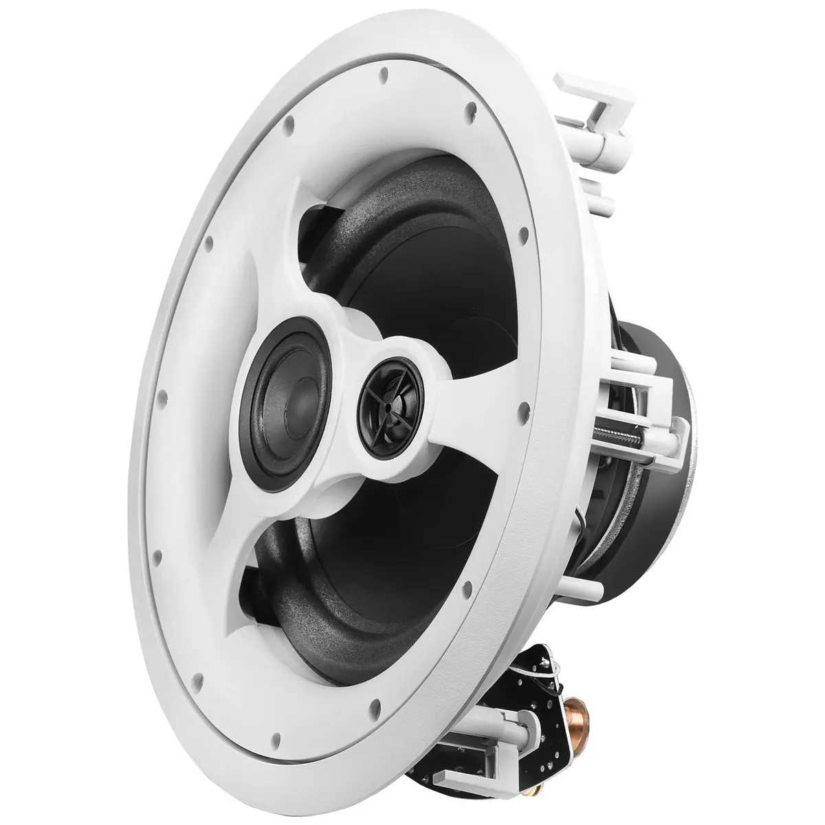 OSD Audio 10” in-Ceiling Speaker – 150W Stereo System, Pivoting Tweeter, ICE1080HD | High Power Home Theater Speaker - view 4