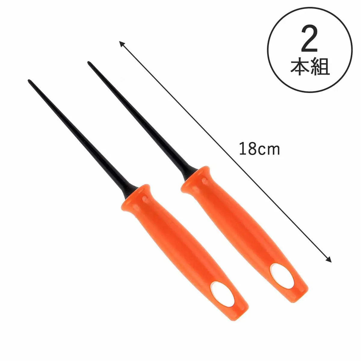 Shimomura Planning Takoyaki Picks Set of 2 | Scratch-Resistant Nylon Resin for Hot Plates & Cooking - view 7