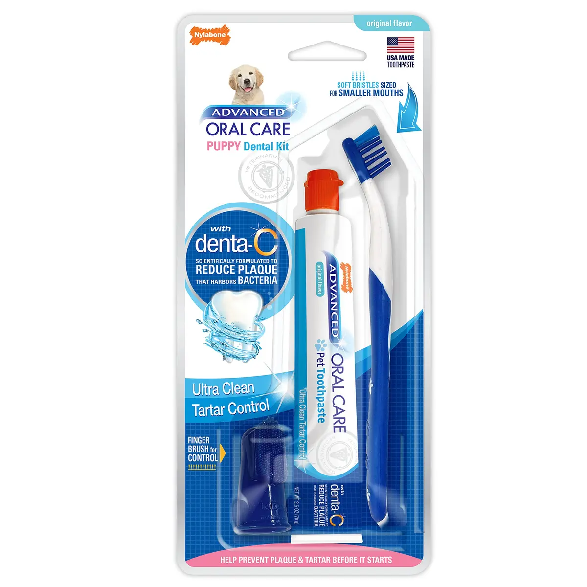Nylabone Advanced Oral Care Puppy Dental Kit Puppy Original 3 Count - main product image