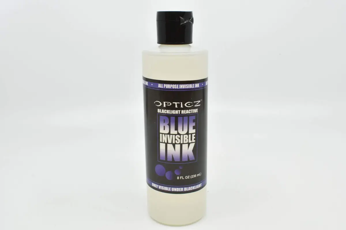 Opticz Blue UV Blacklight Reactive Security Ink 236ml (8 fl oz) | Invisible Ink for Security & Events - view 4