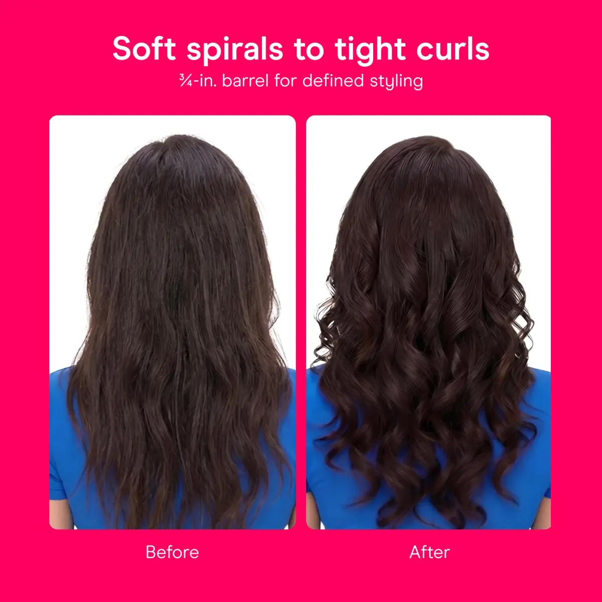 Conair Double Ceramic Curling Iron 1.9 cm (0.75-in) | 30 Heat Settings & Dual Voltage - view 3