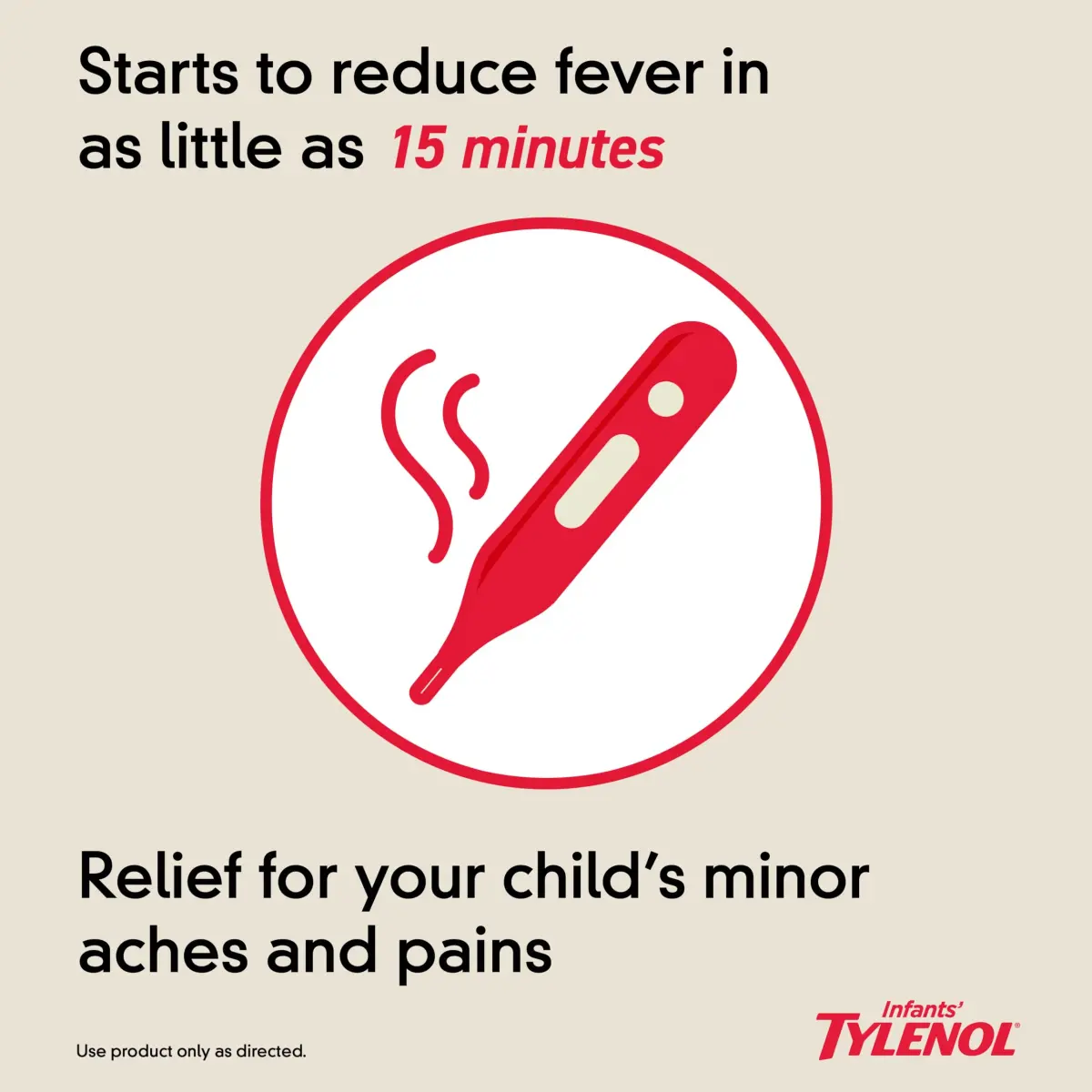 Tylenol Infants' Oral Suspension Grape 1 fl oz (29.57 ml) | Pediatrician Recommended Pain & Fever Relief - view 5