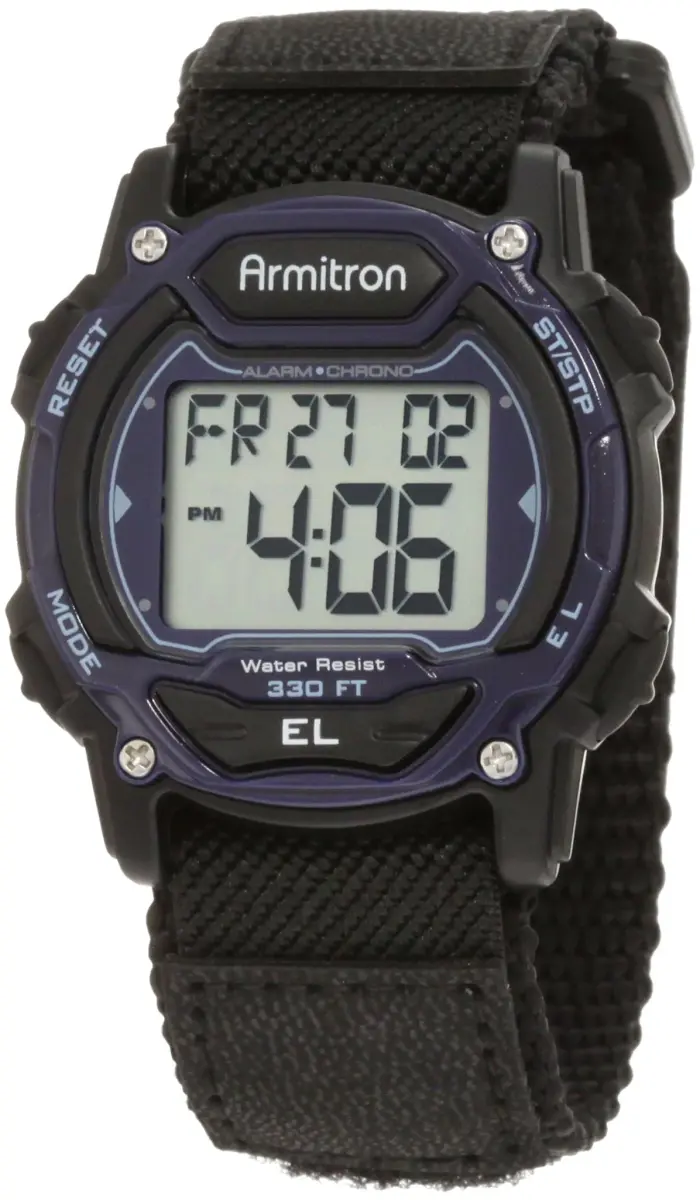 Armitron Sport Unisex Digital Chronograph Watch 40mm (1.5 inches) | Water Resistant 100M - main product image