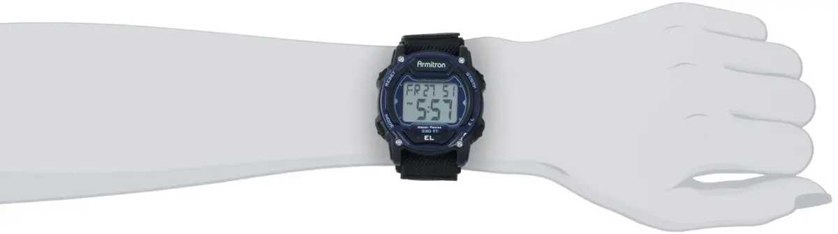 Armitron Sport Unisex Digital Chronograph Watch 40mm (1.5 inches) | Water Resistant 100M - view 5