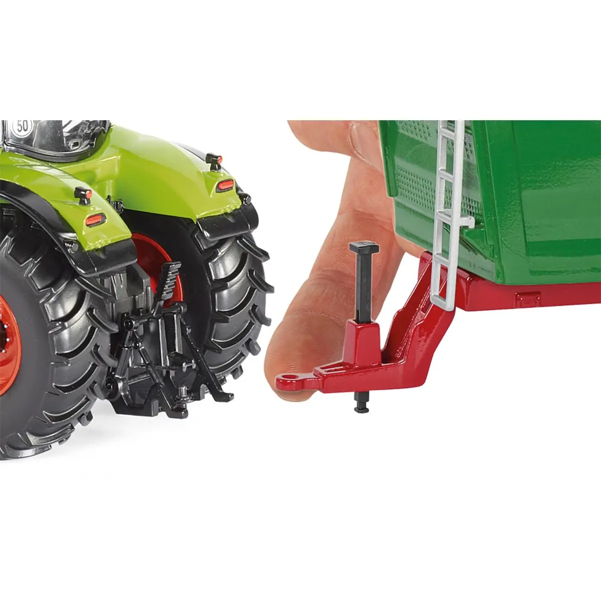 Siku Farmer Claas Axion 950 Tractor 1:32 Scale | Metal & Plastic Green Toy - view 3