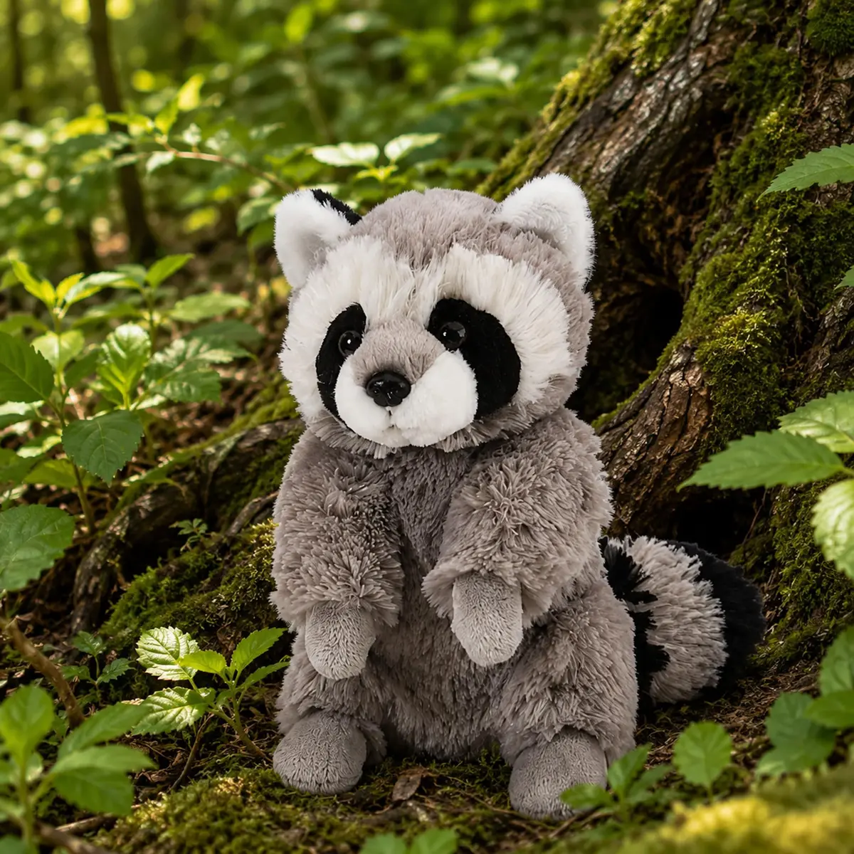 Wild Republic Raccoon Plush 8 Inches | Cuddly Animal Toy for Kids & Collectors - view 2
