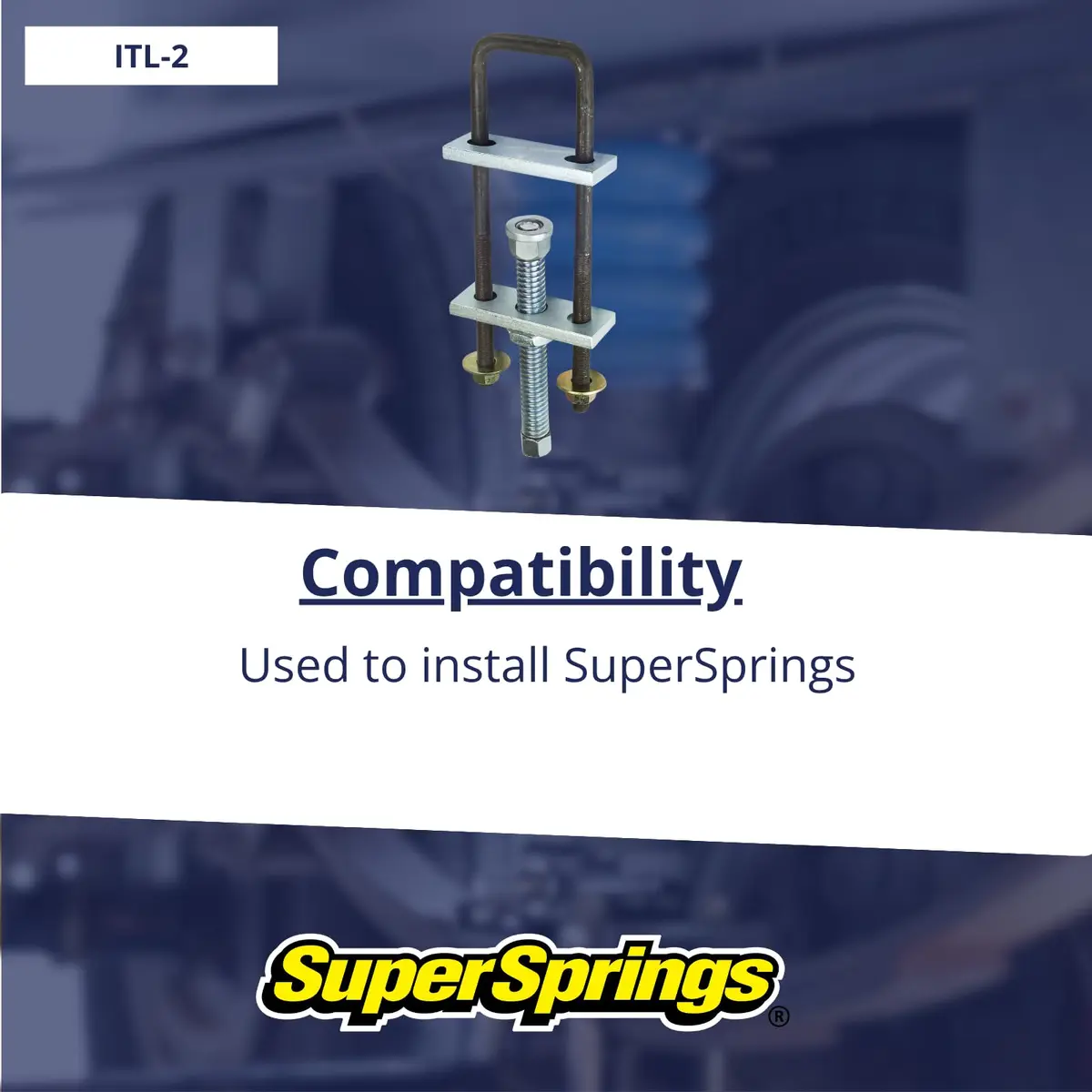 SuperSprings Auto Accessory Installation Tool ITL-2 | Heavy Duty Steel, Made in USA, Silver (11in x 4in x 14in) - view 2