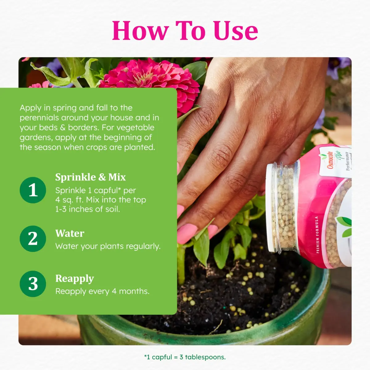 Osmocote Smart-Release Plant Food Plus Outdoor & Indoor Granular Fertilizer 0.45 kg (1 lb) | Continuous Release Nutrition for All Plants - view 6