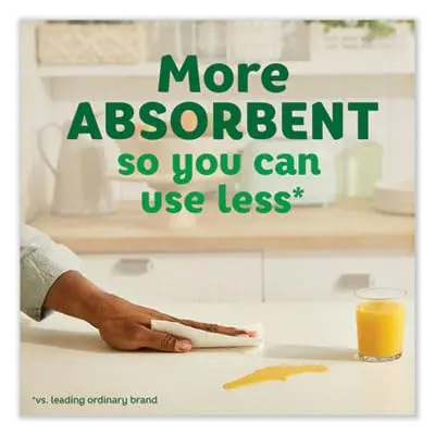 Bounty Select-A-Size Paper Towels, White, 8 Double Plus Rolls (984 Sheets Total) | Absorbent & Quicker Picker Upper - view 3