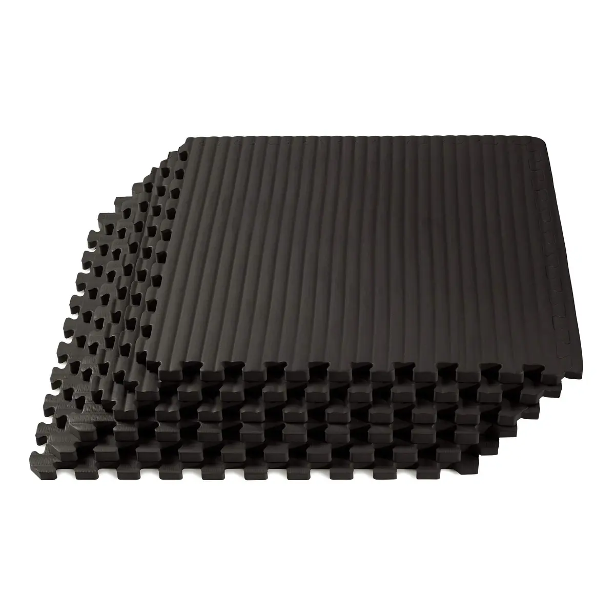 We Sell Mats Martial Arts Foam Tatami Tiles - 3/4" Thick Black | Anti-Fatigue Gym Flooring - main product image