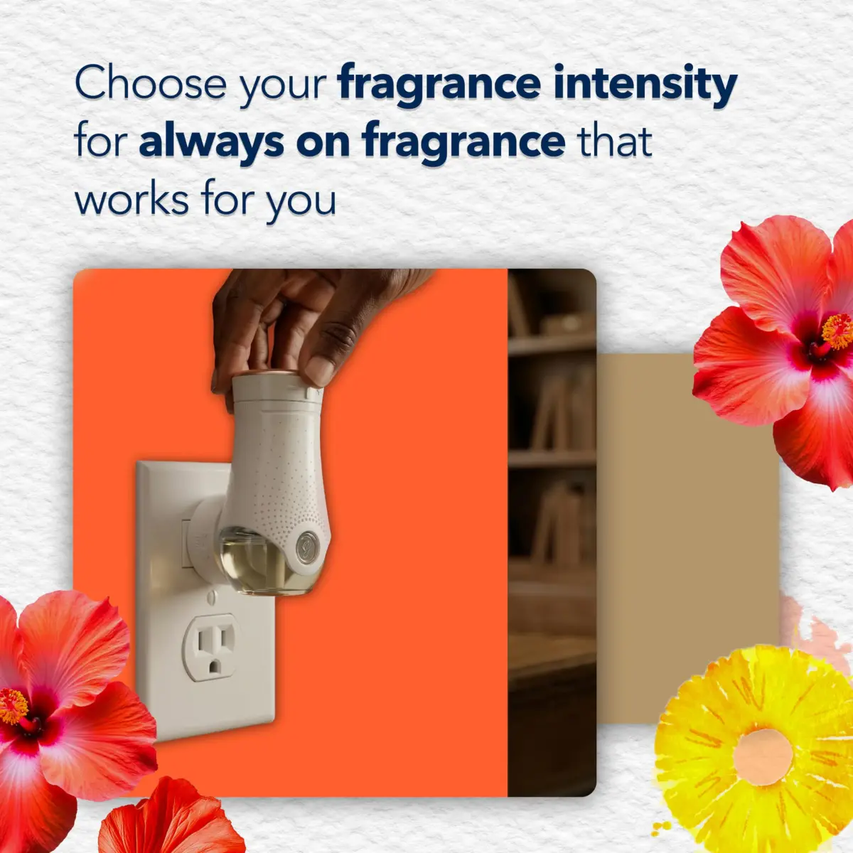 Glade Hawaiian Breeze PlugIns Air Freshener Starter Kit, 0.67 Fl Oz (19.8ml) | Essential Oils for Home & Bathroom - view 7