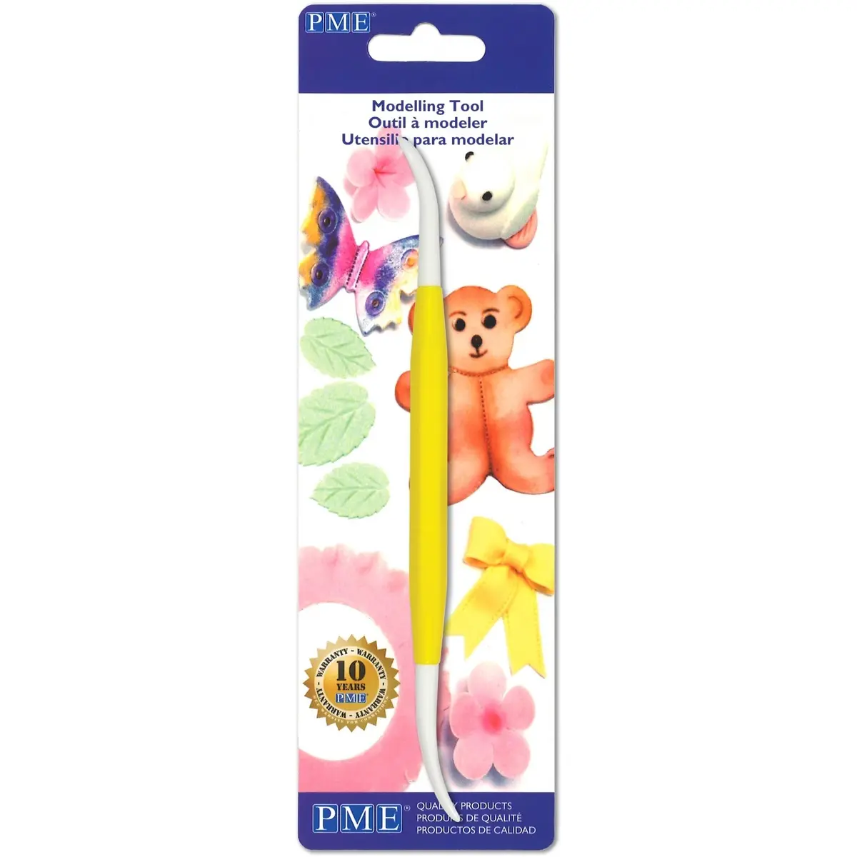 PME Flower Leaf Shaper Tool 167mm (6.6") | Create Detailed Veining on Fondant and Gum Paste - view 2