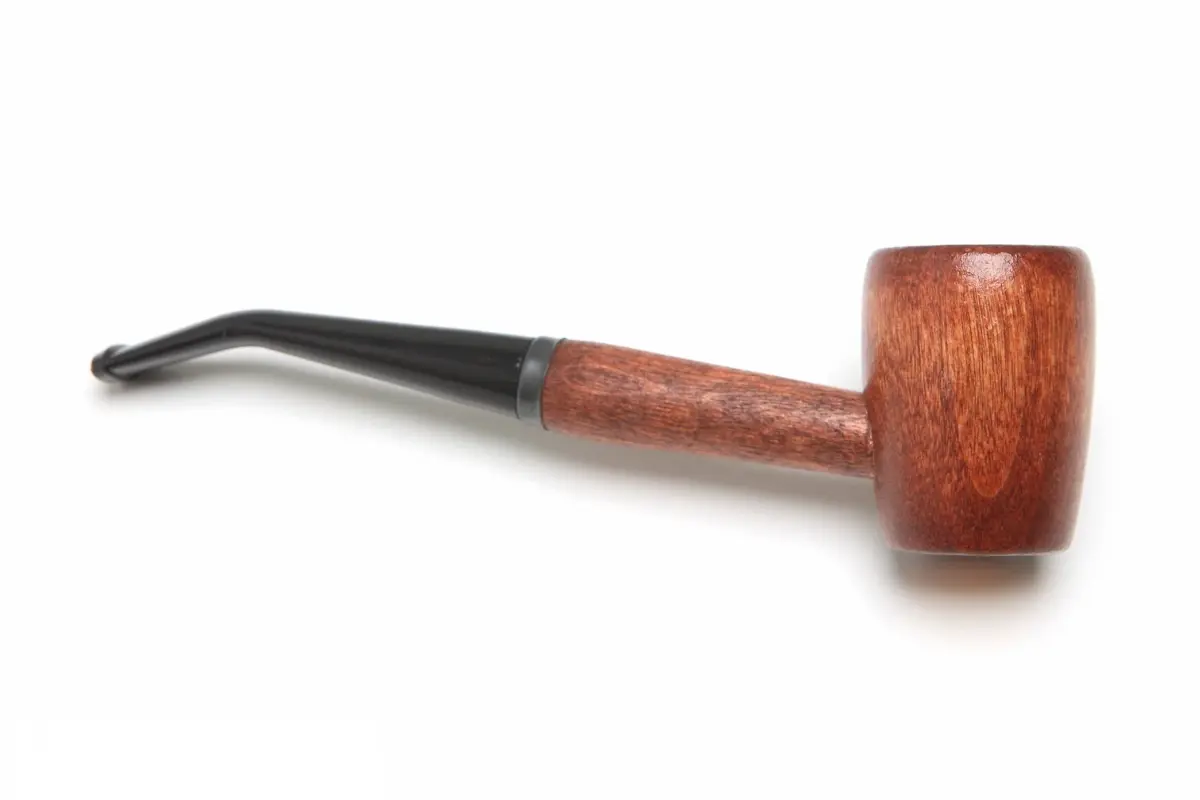 Missouri Meerschaum Ozark Mountain Hardwood Pipe Rob Roy Bent 14cm (5.5in) | Classic Maple Wood Design - view 2
