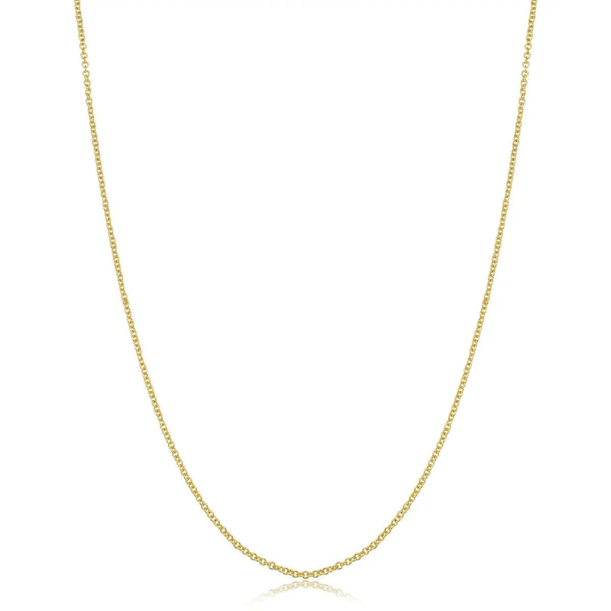 Kooljewelry 14k Gold Filled Cable Chain Necklace 45 cm (18 inch) | Elegant Everyday Jewelry - main product image