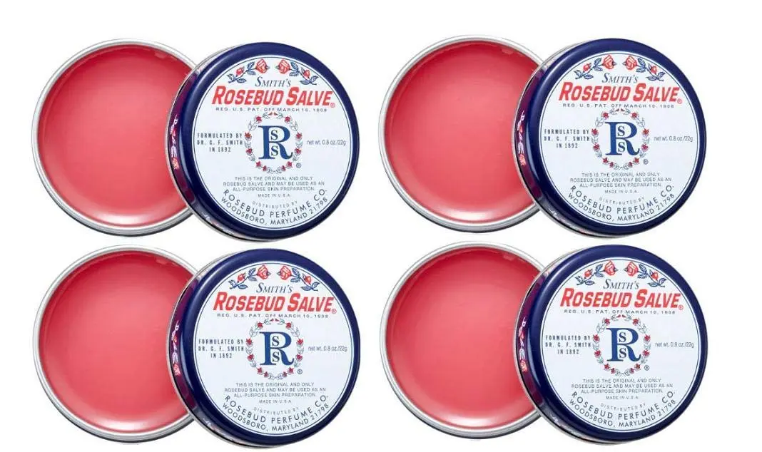 Rosebud Perfume Smith's Rosebud Salve Tin 0.8 oz | Multi-Purpose Lip & Skin Balm for Dry & Irritated Skin - main product image