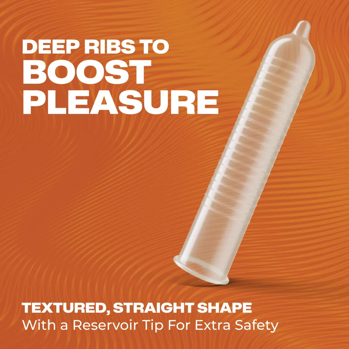 TROJAN Ultra Ribbed Premium Condoms for Ultra Stimulation, 36 Count Pack - view 3
