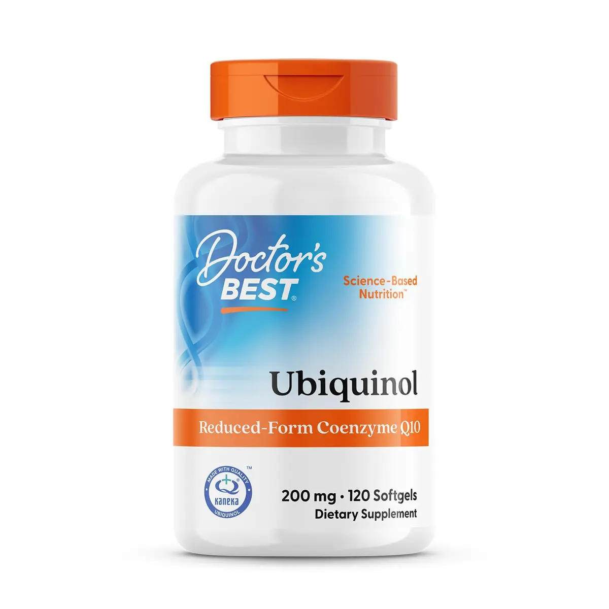 Doctor's BEST Kaneka Ubiquinol 200 mg Softgels (120 Count) | Heart Health & Antioxidant Support - main product image
