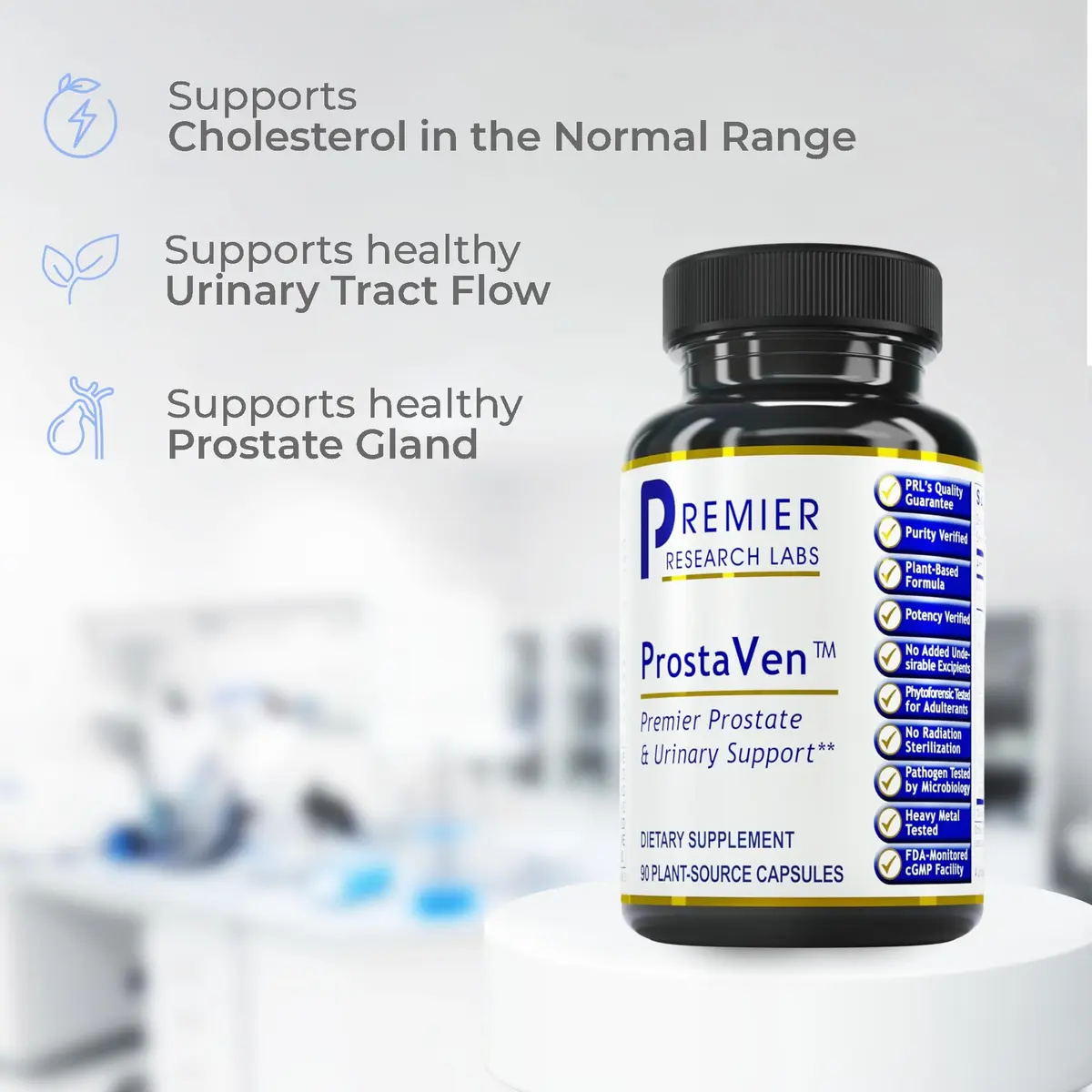 Premier Research Labs ProstaVen 90 Vegetarian Capsules | Herbal Support for Prostate & Urinary Health - view 4
