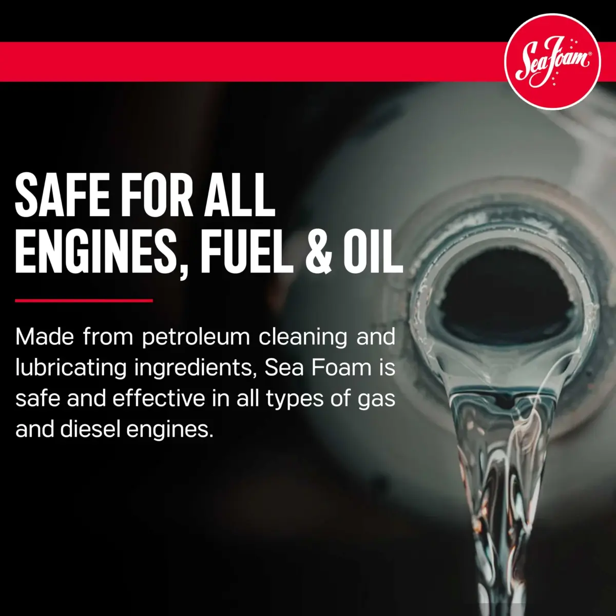 Sea Foam Motor Treatment Fuel & Oil Additive SF16 473ml (16 Fl Oz) Pack of 24 | Cleans Fuel System & Stabilizes Fuel for 2 Years - view 5