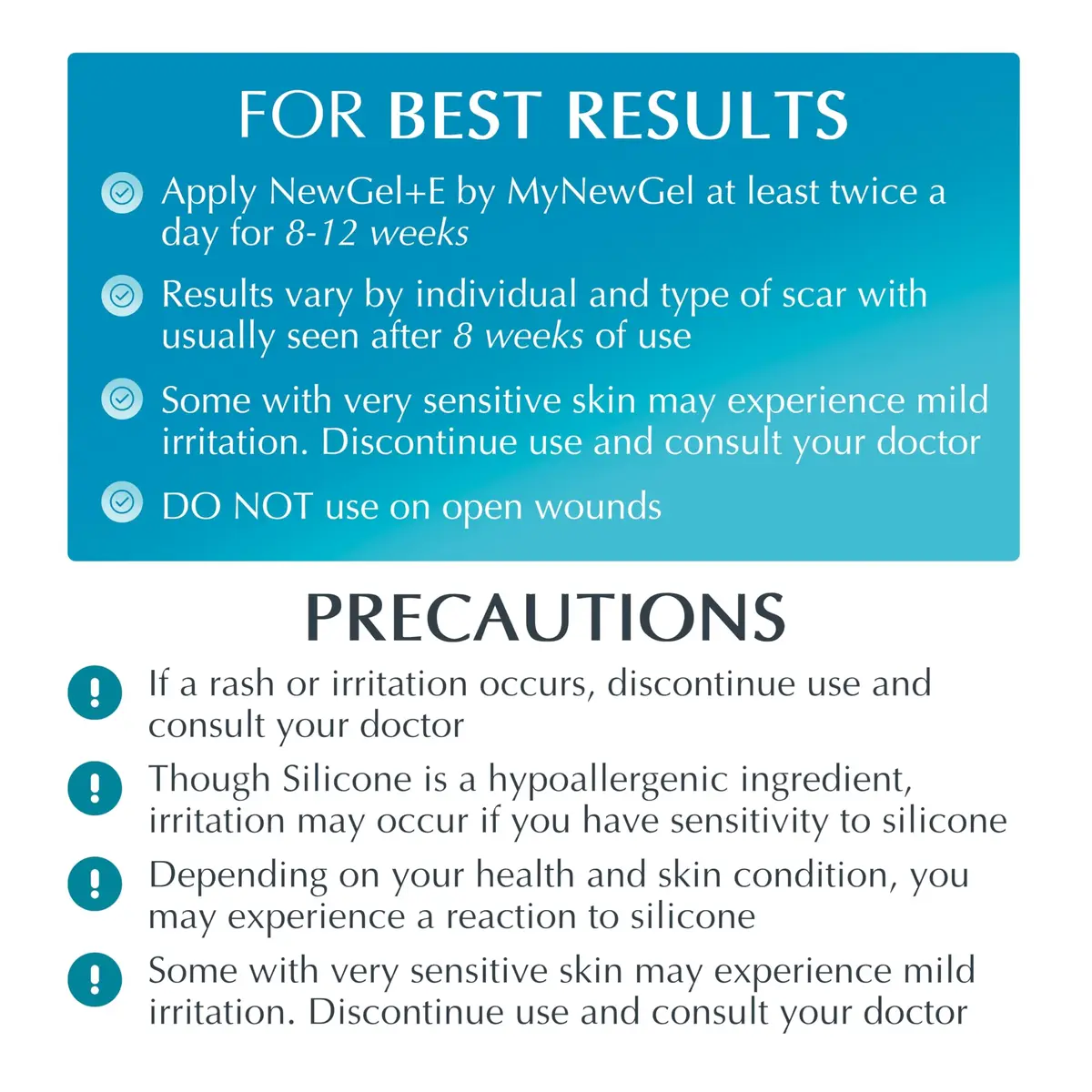MyNewGel Medical-Grade Silicone Scar Gel with Vitamin E, 0.5 oz | Fast-Drying, Non-Toxic Scar Treatment - view 4