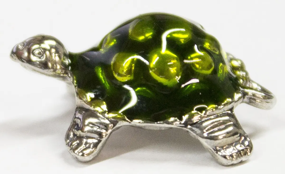 Ganz Lucky Little Turtle Charm with Story Card | 0.38 inch H - view 4