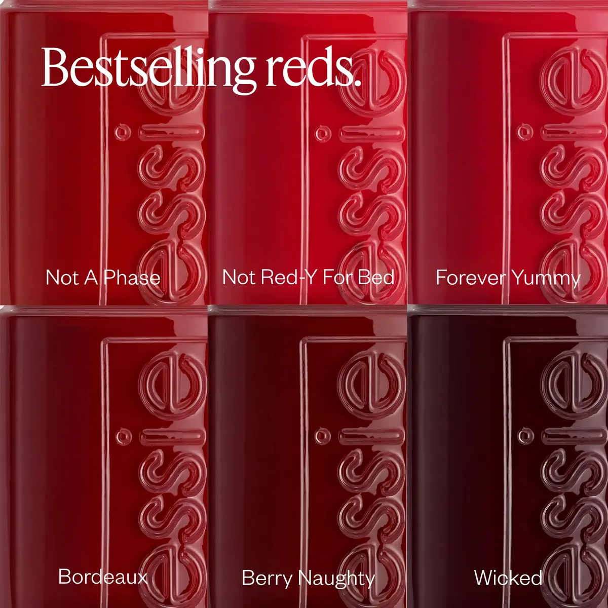 essie Deep Red Bordeaux Nail Polish 0.46 fl oz | Vegan, Salon-Quality, Flawless Finish - view 7