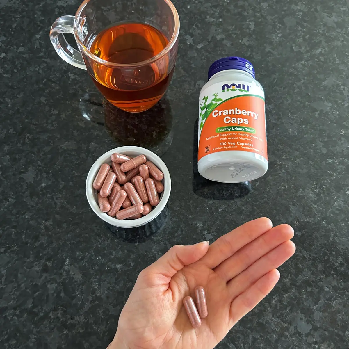 NOW Cranberry Caps with Vitamin C 100 Veg Caps | Urinary & Immune Support - view 7