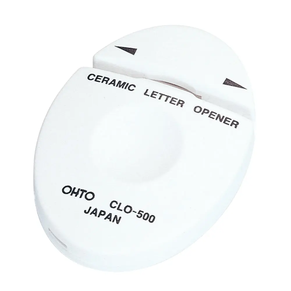 オート Letter Opener Ceramic Letter Opener Shiro CLO-500 White | Safety Ceramic Blade for Office Use - main product image
