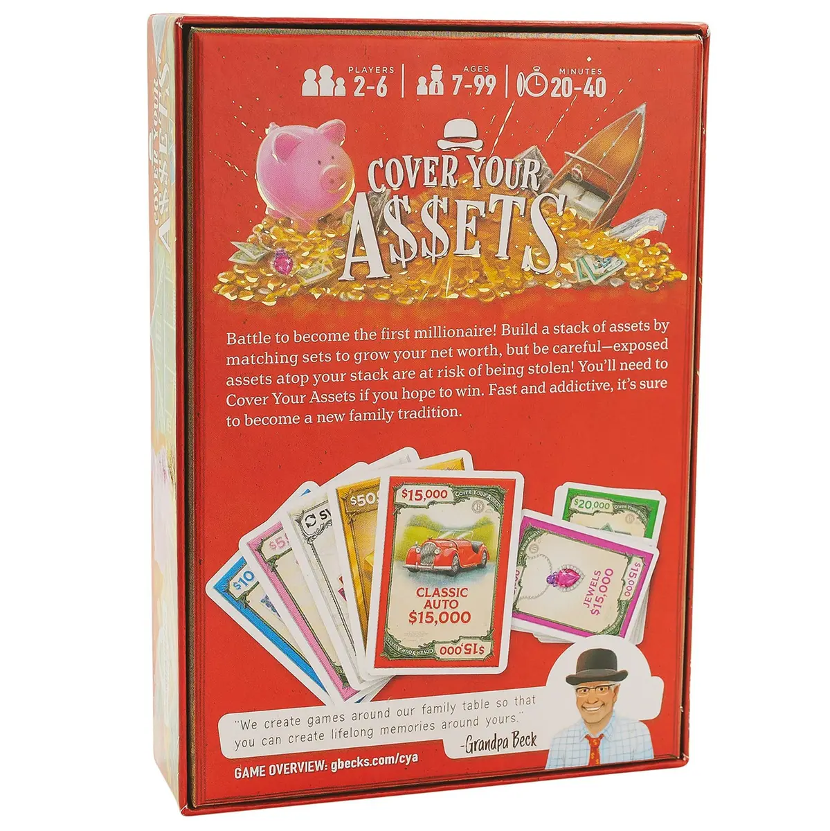 Grandpa Beck's Cover Your Assets Set Collection Card Game | Family Card Game for Kids & Adults - view 9